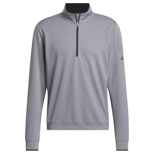 adidas Lightweight Half-Zip Herrenpullover grau