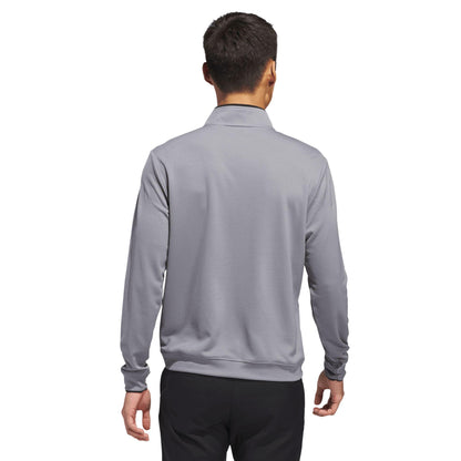 adidas Lightweight Half-Zip Herrenpullover grau