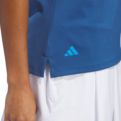 adidas Ultimate365 Short Sleeve Damenpoloshirt blau