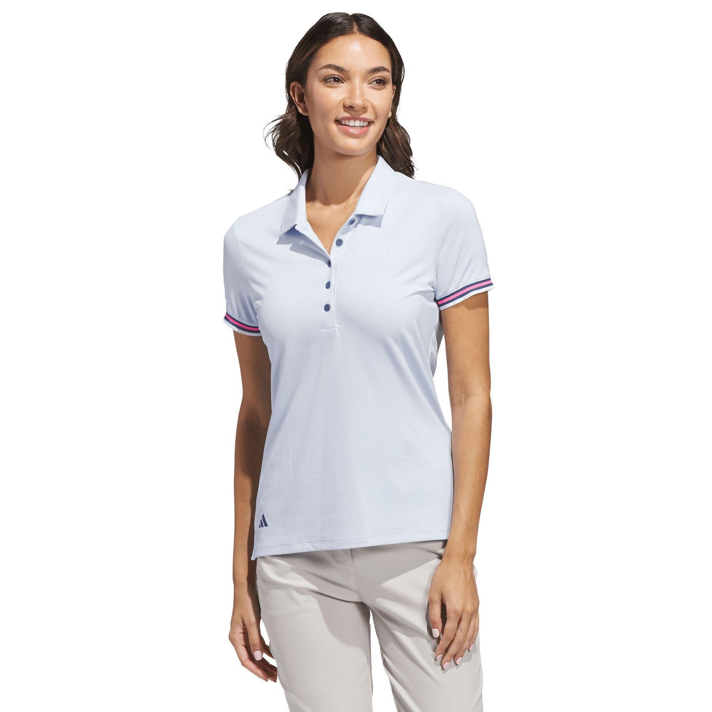 adidas Ultimate365 Short Sleeve Damenpoloshirt clear sky