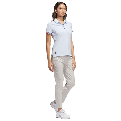 adidas Ultimate365 Short Sleeve Damenpoloshirt clear sky