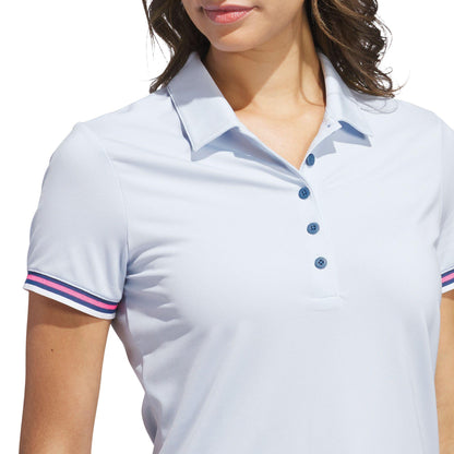 adidas Ultimate365 Short Sleeve Damenpoloshirt clear sky