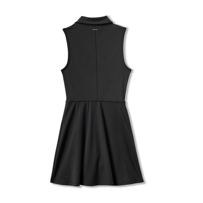 TravisMathew_Moveknit_SL_Zip_Damenkleid_schwarz_1LF073_0BLK