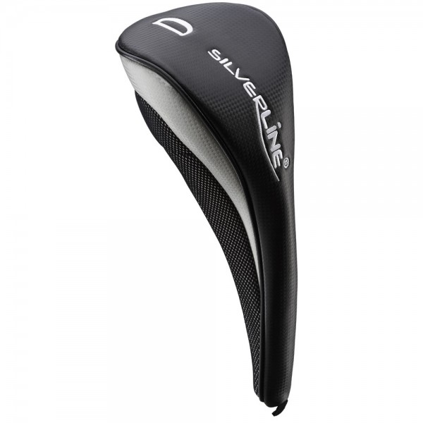 Silverline Single-Headcover mit Magnetverschluss