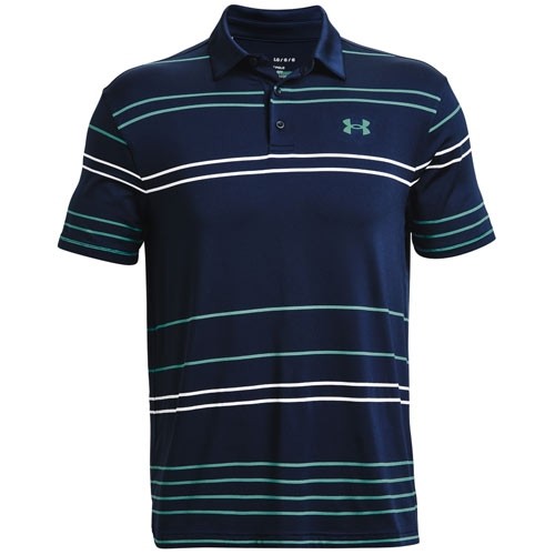 Under Armour UA Playoff Polo 2.0-Pitch Stripe Herrengolfpoloshirt