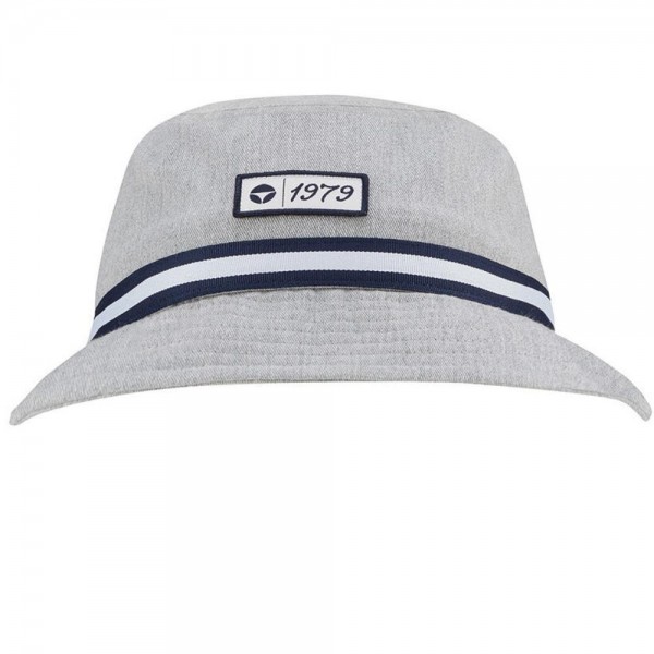 TaylorMade Vintage Twill Bucket Hat Grey
