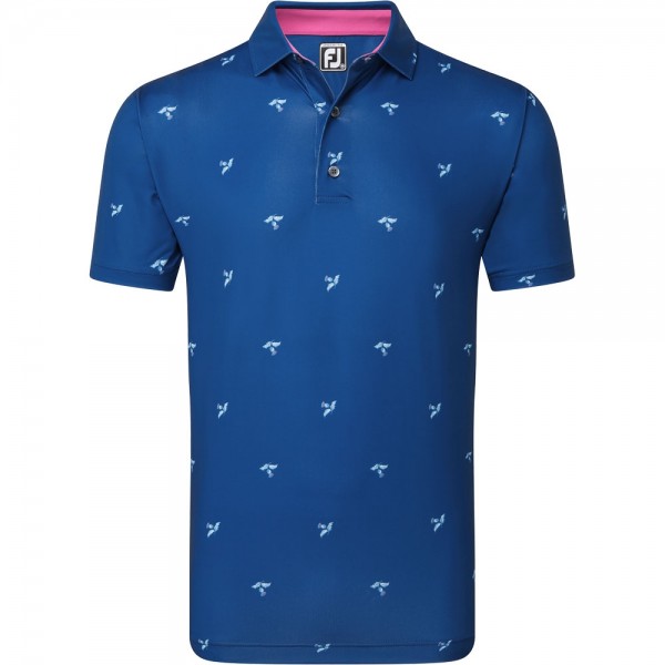 FootJoy Thistle Print Herrengolfpoloshirt