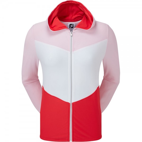 FootJoy Full-Zip Hoodie Damenregengolfjacke