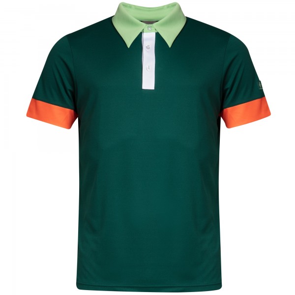 Cross M Block Herrengolfpoloshirt