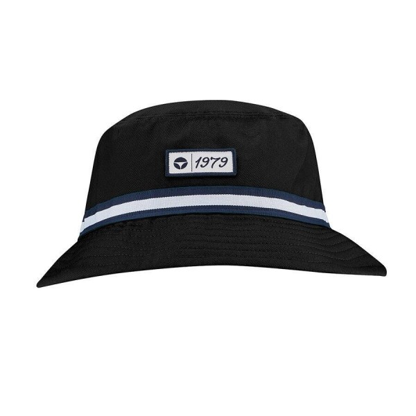 TaylorMade Vintage Twill Bucket Hat Black
