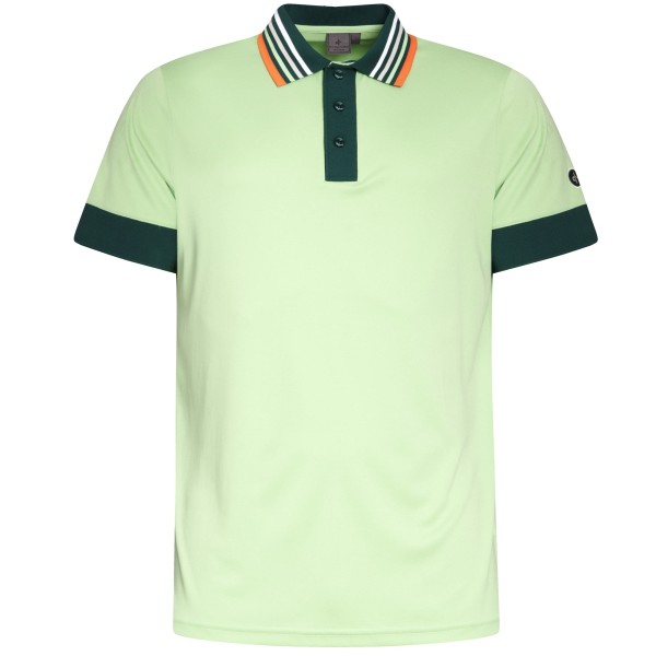 Cross M Stripe Herrengolfpoloshirt