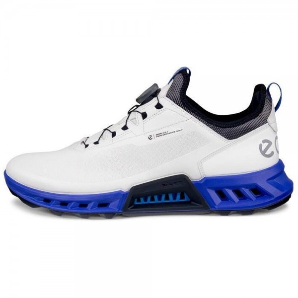 Ecco Biom C4 Hybrid Herrengolfschuhe weiss-blue