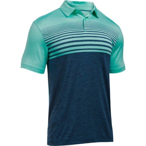 Under Armour Coolswitch Upright Stripe Herrengolfpoloshirt
