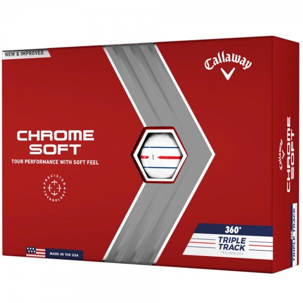Callaway Chrome Soft Triple Track Golfbälle 2024