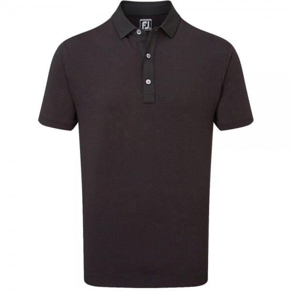 FootJoy Jacquard Dot Herrengolfpoloshirt