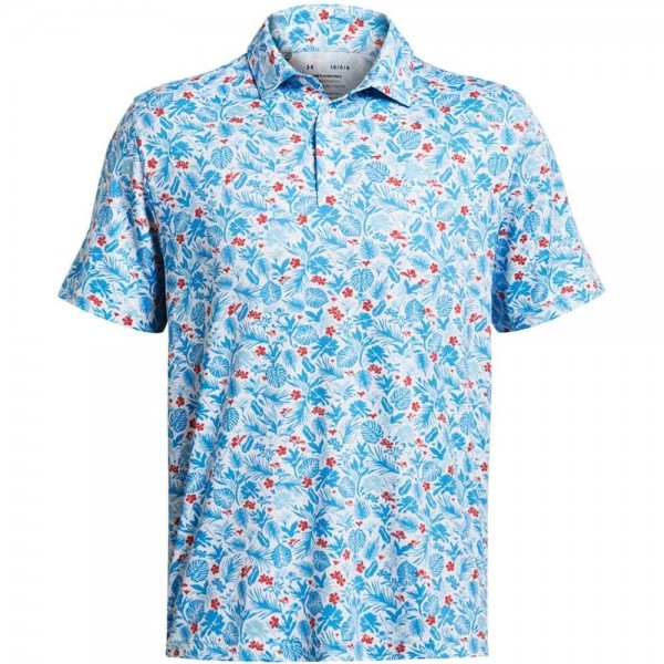 Under Armour UA Playoff 3.0 Clubhouse Botanic Herrengolfpoloshirt