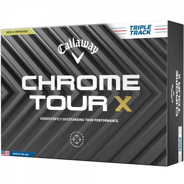 Callaway Chrome Tour X Triple Track Golfbälle 2024