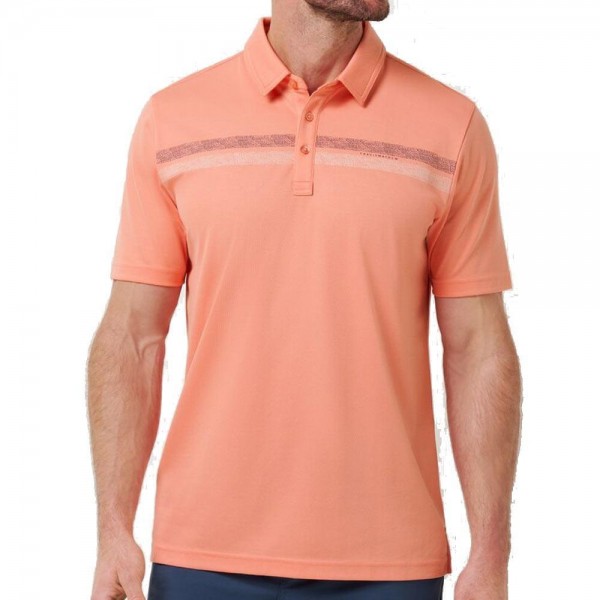 TravisMathew Roaming Routes Terra Cotta Herrengolfpoloshirt