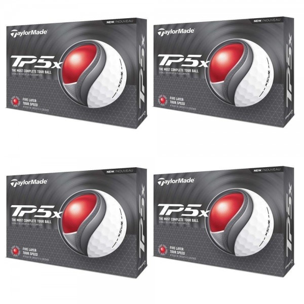 TaylorMade TP5x Golfbälle - 4 Dutzend personalisiert