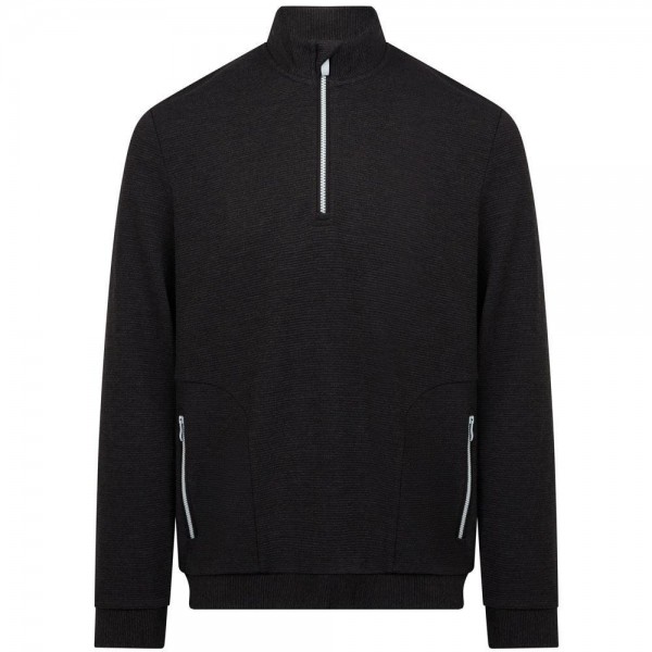 Penguin 1/4 Zip Mixed Media Heritage Herrenpullover