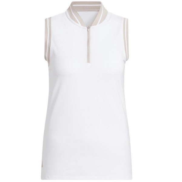 Adidas Ultimate365 Zip Damengolfpoloshirt White